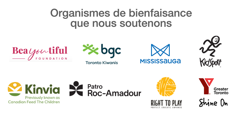 Organismes que nous soutenons