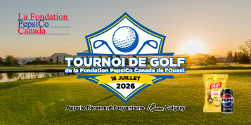 Le tournoi de golf de l'Ouest de la Fondation PepsiCo Canada